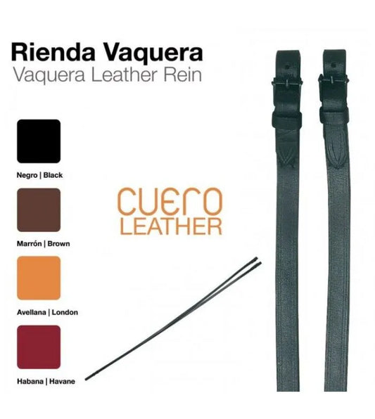 RIENDAS VAQUERAS CUERO 318