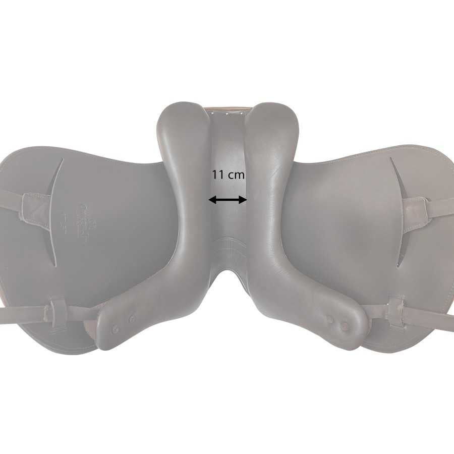 rito  Silla de doma Omega Line monofaldón muslera con puentes intercambiables