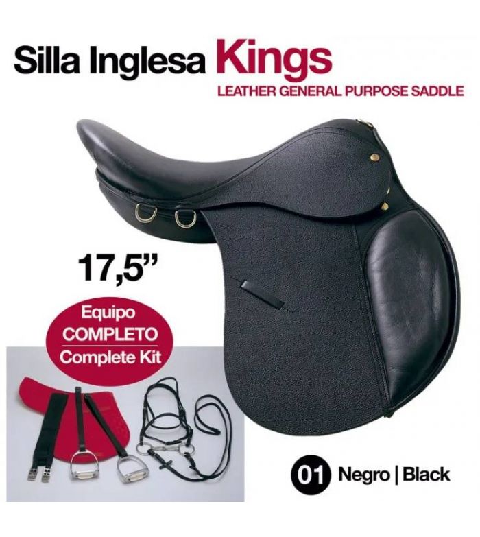 SILLA INGLESA DE CUERO KINGS