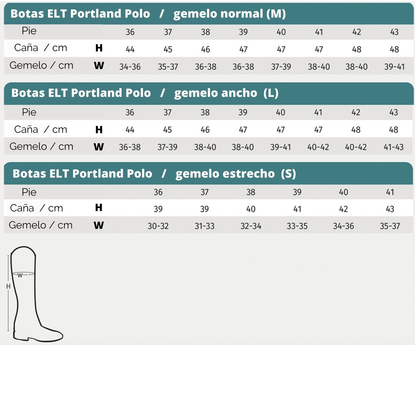 Botas de Equitación con Cordones "PORTLAND POLO" de ELT