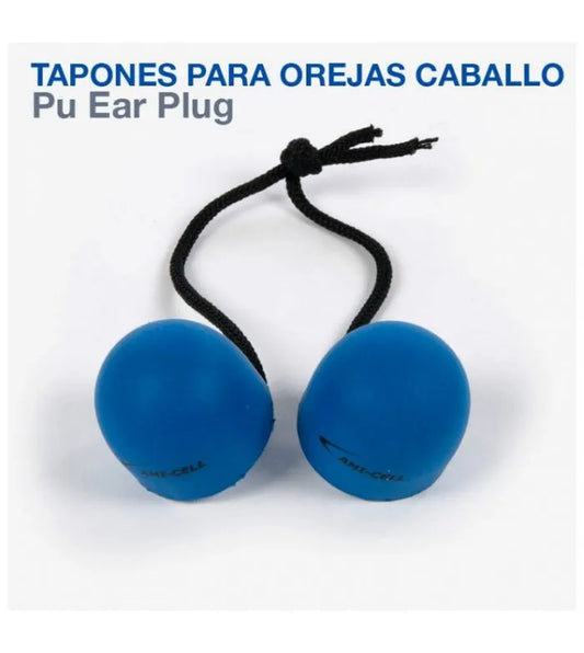 TAPONES PARA OREJAS CABALLO 400622 AZUL