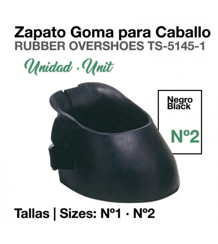 ZAPATO DE GOMA PARA CABALLO (UNIDAD)